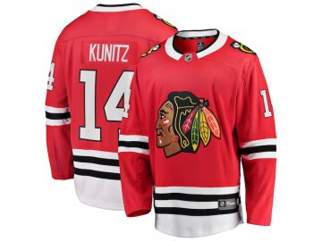 Dres #14 Chris Kunitz Chicago Blackhawks Breakaway Home Jersey