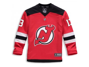 Dětský Dres #13 Nico Hischier New Jersey Devils Replica Home Jersey