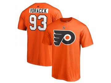 Tričko #93 Jakub Voráček Philadelphia Flyers Stack Logo Name & Number