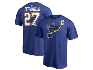 Tričko #27 Alex Pietrangelo St. Louis Blues Stack Logo Name & Number