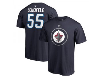 Tričko #55 Mark Scheifele Winnipeg Jets Stack Logo Name & Number
