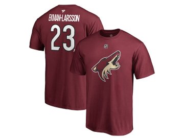 Tričko #23 Oliver Ekman-Larsson Arizona Coyotes Stack Logo Name & Number