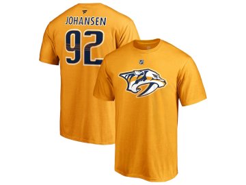 Tričko #92 Ryan Johansen Nashville Predators Stack Logo Name & Number