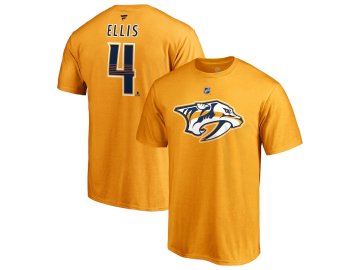 Tričko #76 P.K. Subban Nashville Predators Stack Logo Name & Number