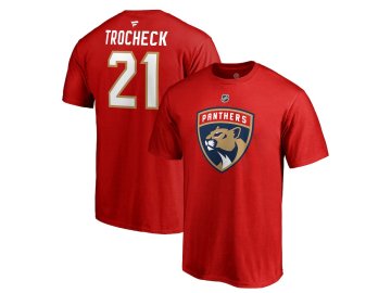 Tričko #21 Vincent Trocheck Florida Panthers Stack Logo Name & Number
