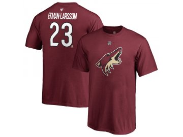 Dětské Tričko #23 Oliver Ekman-Larsson Arizona Coyotes Stack Logo Name & Number