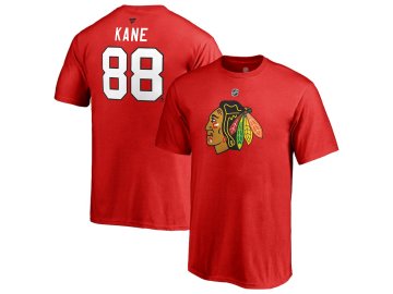 Dětské Tričko #88 Patrick Kane Chicago Blackhawks Stack Logo Name & Number