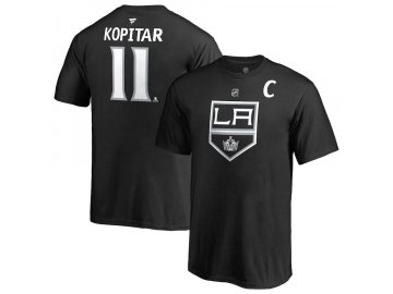 Dětské Tričko #11 Anze Kopitar Los Angeles Kings Stack Logo Name & Number