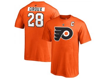 Dětské Tričko #28 Claude Giroux Philadelphia Flyers Stack Logo Name & Number