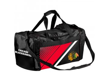 Sportovní Taška Chicago Blackhawks Border Stripe Duffel Bag