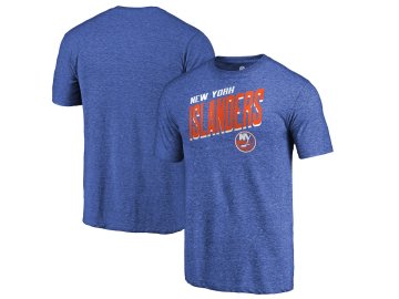 Tričko New York Islanders Slant Strike Tri-Blend