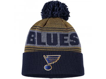 Zimní Čepice St. Louis Blues Adidas Mascot Cuffed Knit