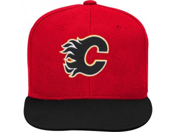 Dětská Kšiltovka Calgary Flames Two-Tone Flatbrim Snapback