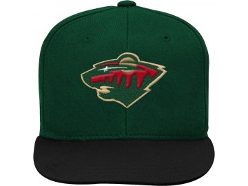 Dětská Kšiltovka Minnesota Wild Two-Tone Flatbrim Snapback