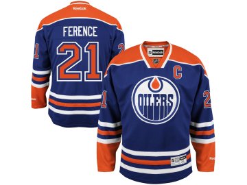 Dres Edmonton Oilers #21 Andrew Ference Reebok Premier Jersey Home