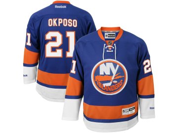 Dres New York Islanders #21 Kyle Okposo Reebok Premier Jersey Home
