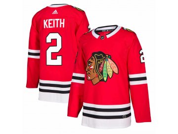 Dres Chicago Blackhawks #2 Duncan Keith adizero Home Authentic Player Pro