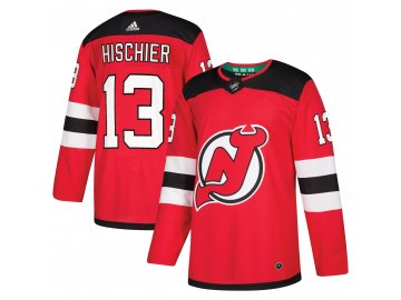 Dres New Jersey Devils #13 Nico Hischier adizero Home Authentic Player Pro