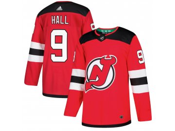Dres New Jersey Devils #9 Taylor Hall adizero Home Authentic Player Pro