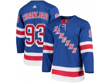 Dres New York Rangers #93 Mika Zibanejad adizero Home Authentic Player Pro