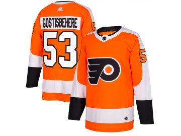 Dres Philadelphia Flyers #53 Shayne Gostisbehere adizero Home Authentic Player Pro