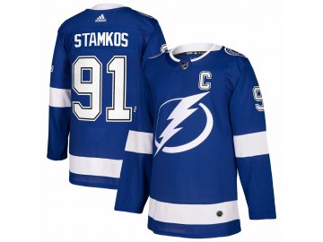 Dres Tampa Bay Lightning #91 Steven Stamkos adizero Home Authentic Player Pro