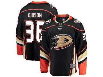 Dres Anaheim Ducks #36 John Gibson Breakaway Home Jersey