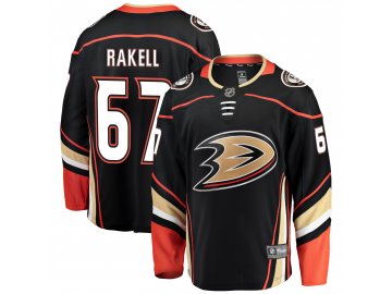 Dres Anaheim Ducks #67 Rickard Rakell Breakaway Home Jersey