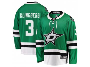 Dres Dallas Stars #3 John Klingberg Breakaway Alternate Jersey