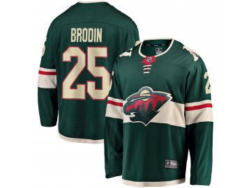 Dres Minnesota Wild #25 Jonas Brodin Breakaway Alternate Jersey