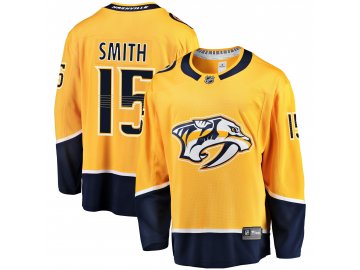 Dres Nashville Predators #15 Craig Smith Breakaway Alternate Jersey