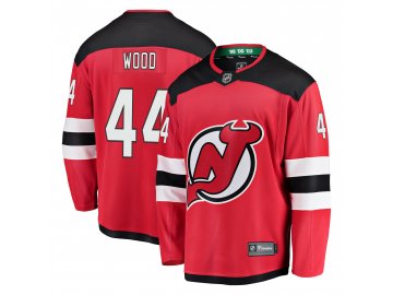 Dres New Jersey Devils #44 Miles Wood Breakaway Alternate Jersey