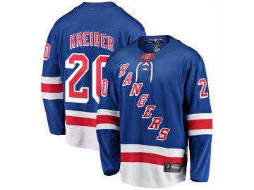 Dres New York Rangers #20 Chris Kreider Breakaway Alternate Jersey