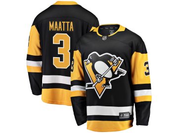Dres Pittsburgh Penguins #3 Olli Maatta Breakaway Alternate Jersey