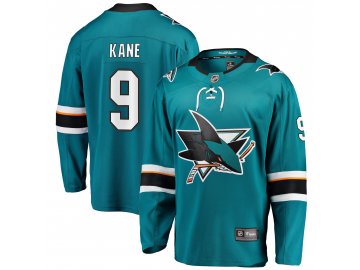 Dres San Jose Sharks #9 Evander Kane Breakaway Alternate Jersey