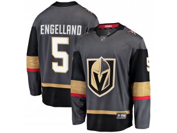 Dres Vegas Golden Knights #5 Deryk Engelland Breakaway Alternate Jersey