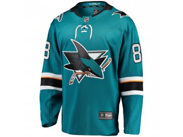 Dětský dres San Jose Sharks # 88 Brent Burns Breakaway Home Jersey