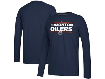 Tričko Edmonton Oilers Adidas Dassler Climalite Long Sleeve