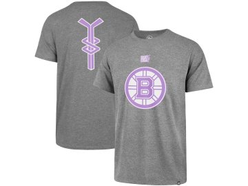 Tričko Boston Bruins 47 Hockey Fights Cancer