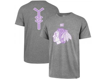 Tričko Chicago Blackhawks 47 Hockey Fights Cancer
