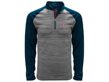 Mikina Montreal Canadiens Vandal Quarter Zip Midlayer