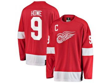 Dres Detroit Red Wings #9 Gordie Howe Breakaway Heritage Jersey