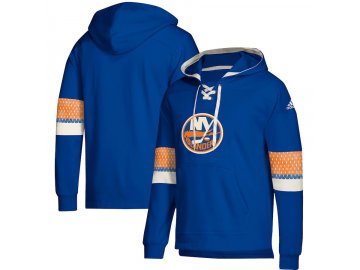 Mikina New York Islanders Adidas Jersey Lace-Up Pullover Hoodie