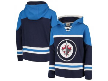 Dětská Mikina Winnipeg Jets Asset Lace-Up Pullover Hoodie