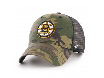 Kšiltovka Boston Bruins 47 Camo Branson MVP