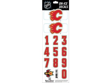 Samolepky na helmu Calgary Flames Decals