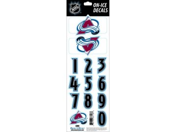 Samolepky na helmu Colorado Avalanche Decals