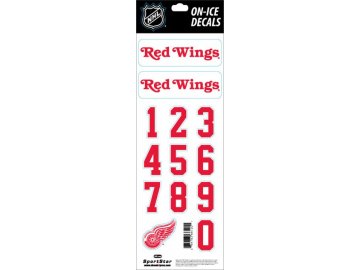 Samolepky na helmu Detroit Red Wings Decals