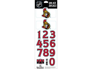 Samolepky na helmu Ottawa Senators Decals