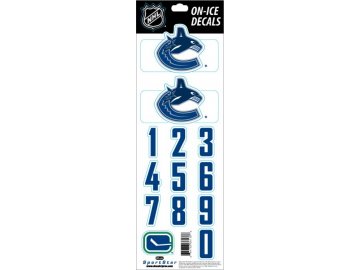 Samolepky na helmu Vancouver Canucks Decals